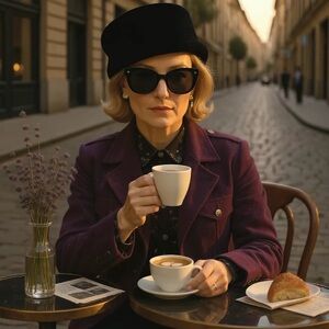 Vintage Franklin Simone Black Velvet Women’s Hat